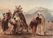 Francesco Hayez Zusammentreffen von Jakob und Esau USA oil painting artist